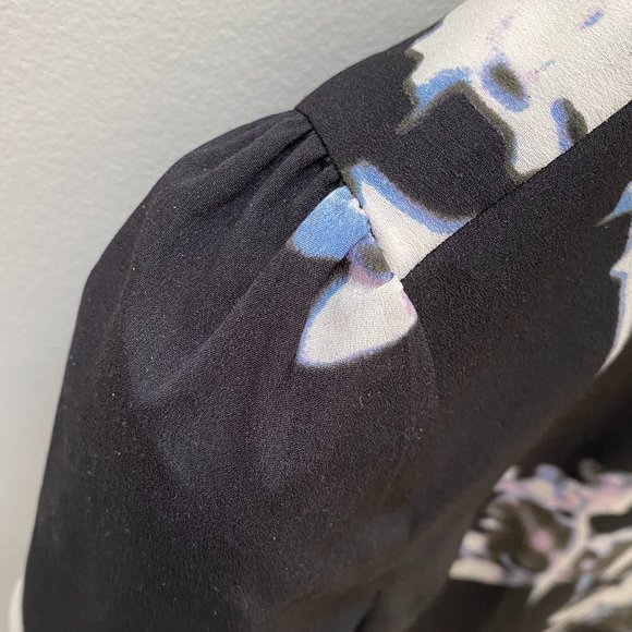 French connection Waterflower Drape 3/4 Sleeve Shirt - Picture 3 of 8